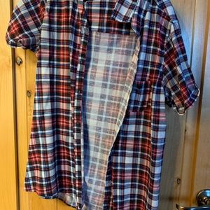 Women’s flannel pajama top